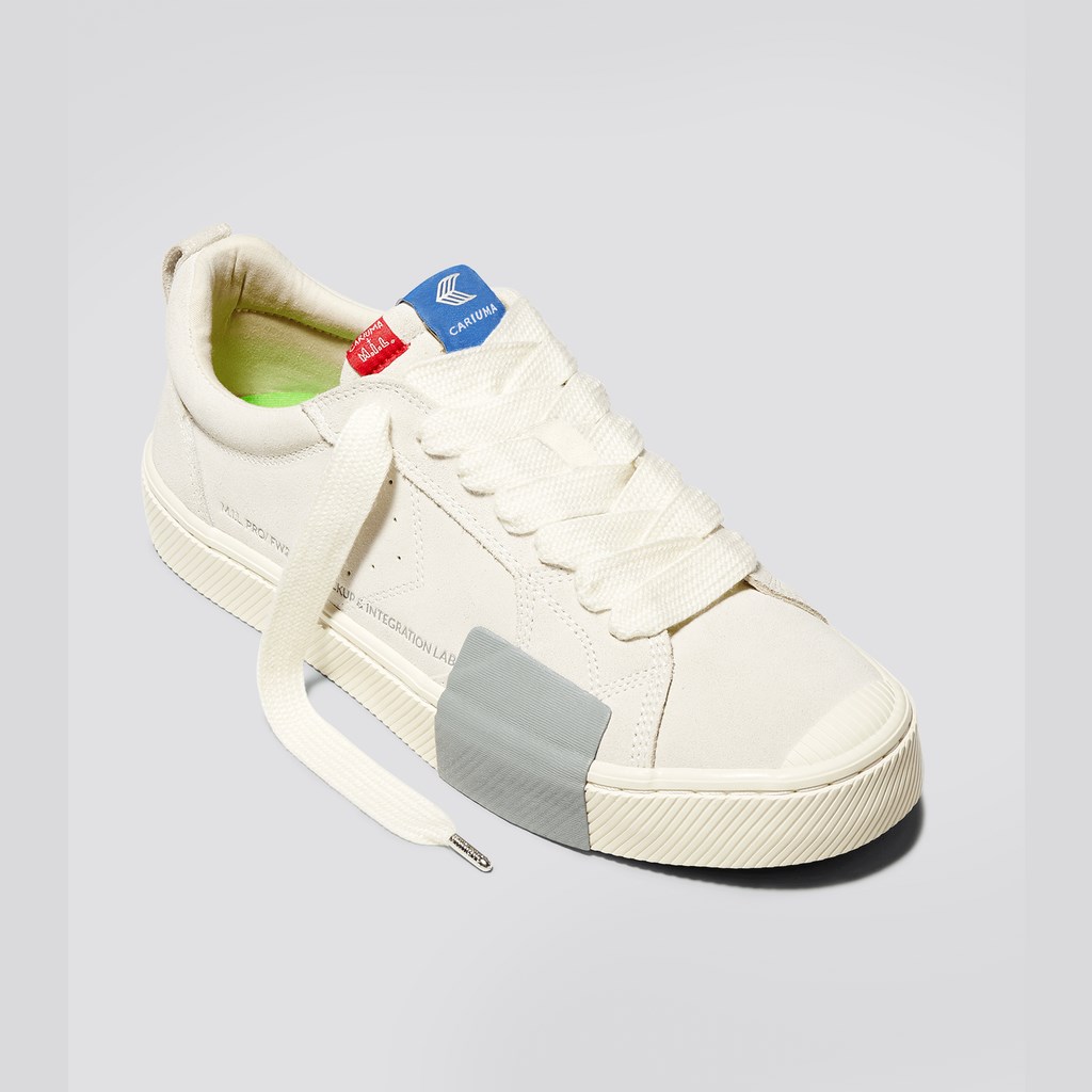 OCA LOW Cariuma Low Top Daim Off-White Vintage Homme | PHS-2482766